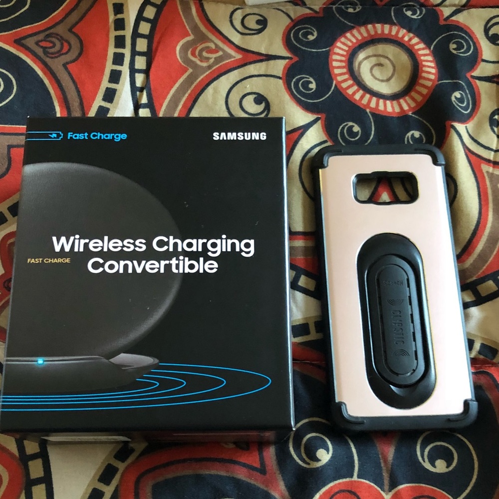 Wireless charger and phone case
